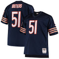 Mens Chicago Bears Dick Butkus Mitchell & Ness Navy Blue Replica 1966 Legacy Replica Jersey