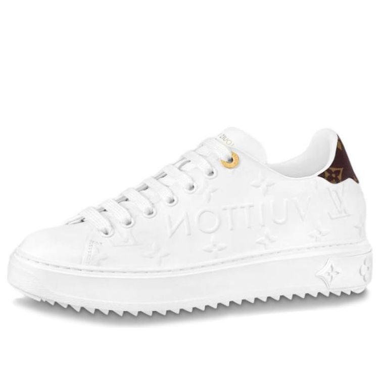 LOUIS VUITTON Time Out Trainers 'White Logo with Monogram'