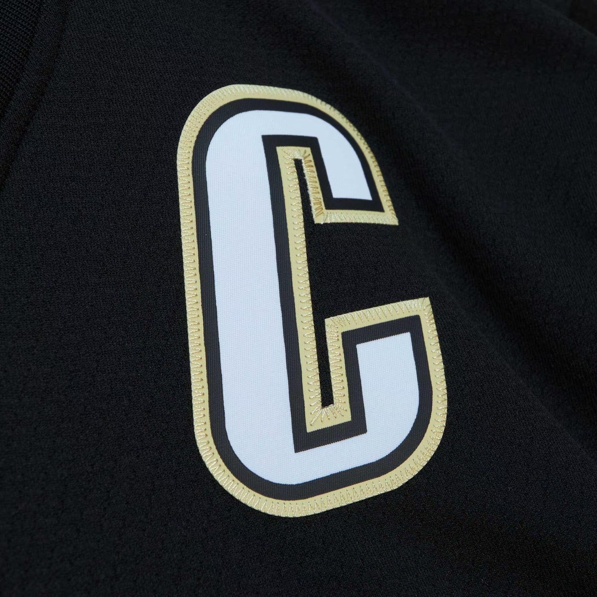 Sidney Crosby Pittsburgh Penguins Mitchell & Ness 2008/09 Captain Patch Blue Line Player Jersey - Black