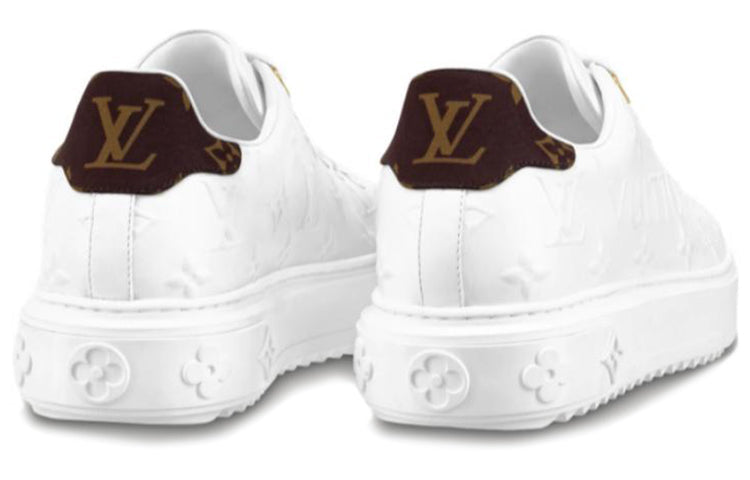 LOUIS VUITTON Time Out Trainers 'White Logo with Monogram'