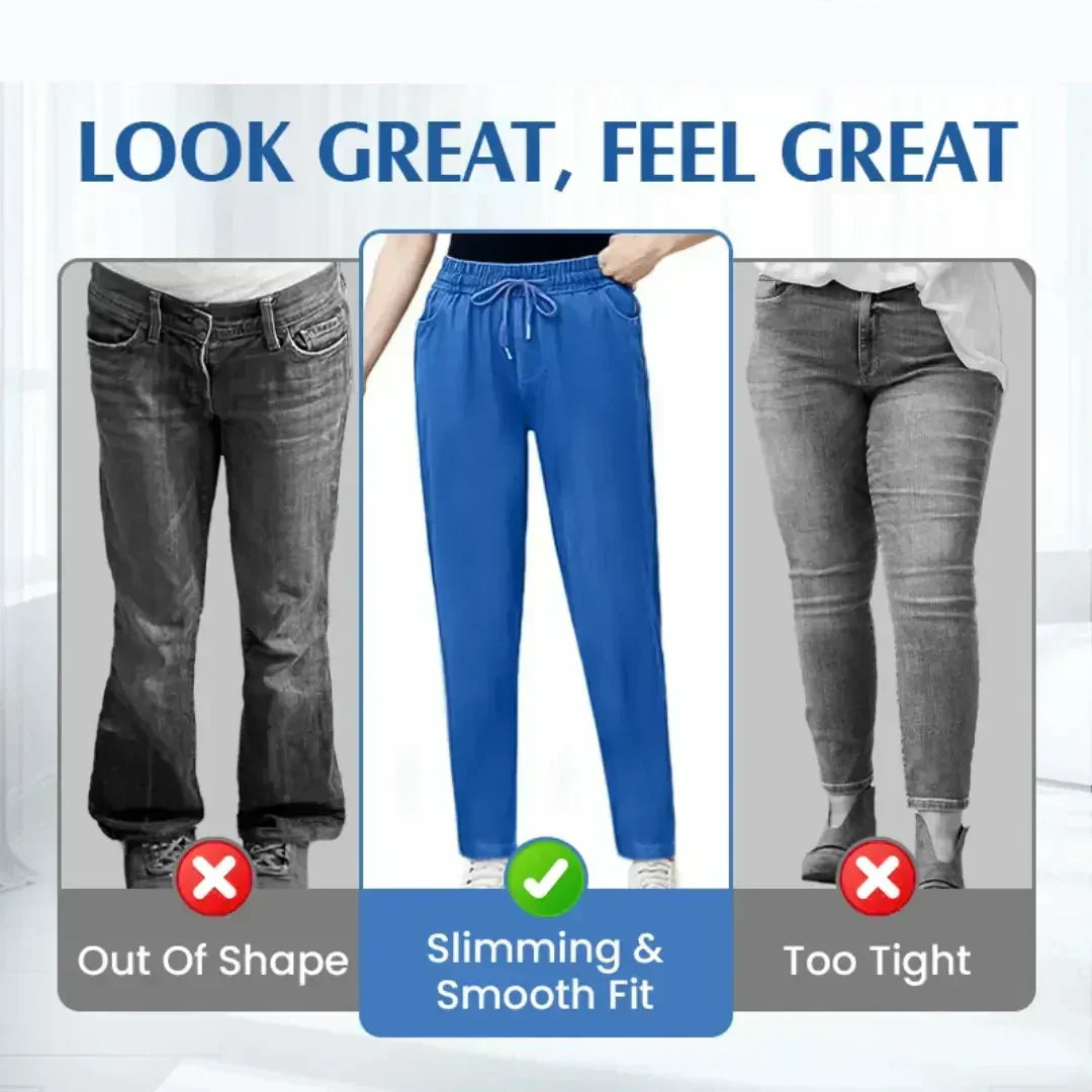 ⏳Limited-time 50% discount!!💕👖High Waist Ultra-Stretch Mom Jeans