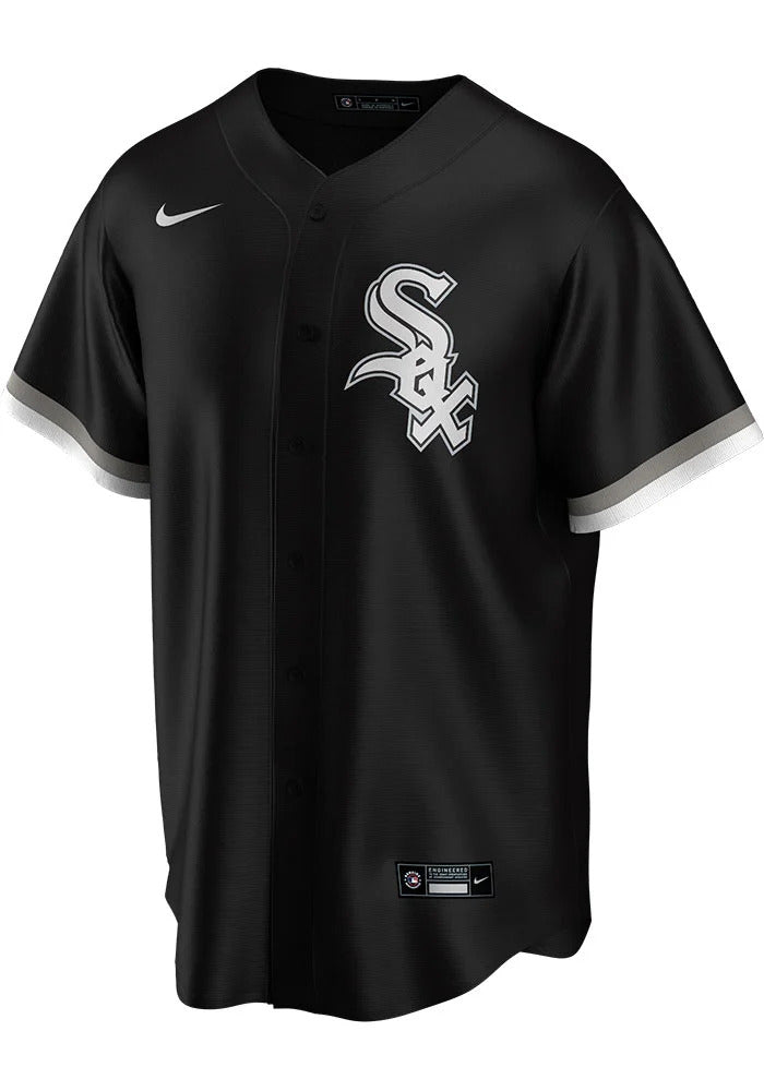 Men's Chicago White Sox Jose Abreu Nike Black Alternate Replica Player Name Jersey