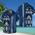 Indianapolis Colts NFL Flower Hawaiian Shirt - Blue