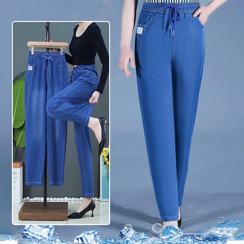 ⏳Limited-time 50% discount!!💕👖High Waist Ultra-Stretch Mom Jeans