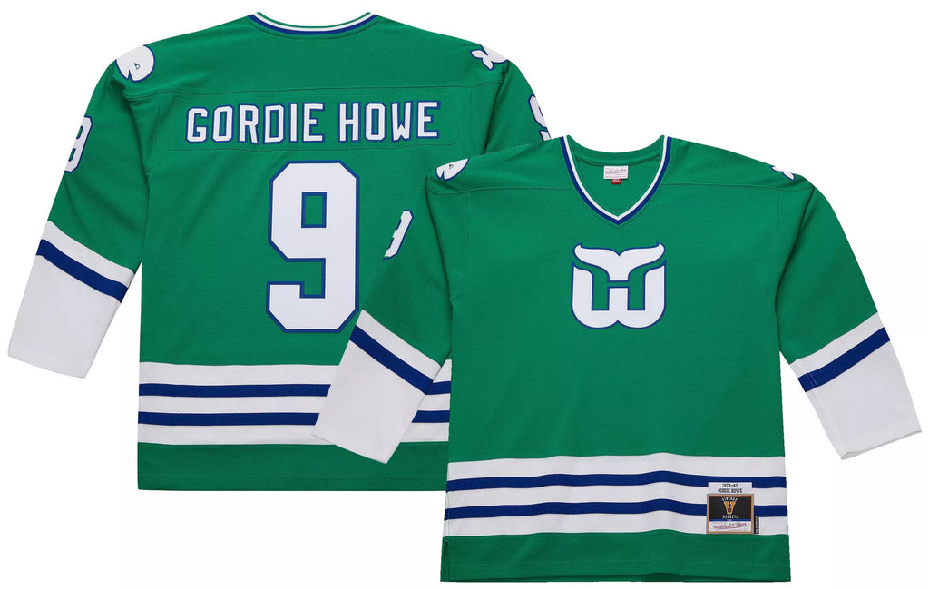 Mitchell & Ness Men's Hartford Whalers Gordie Howe #9 1979 Vintage Home Replica Jersey