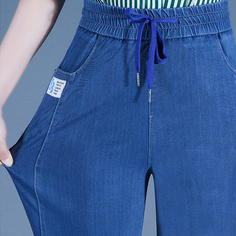 ⏳Limited-time 50% discount!!💕👖High Waist Ultra-Stretch Mom Jeans