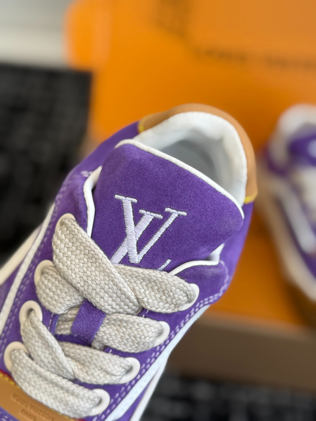 Louis Vuitton LV Tilted Sneaker (Purple Suede)