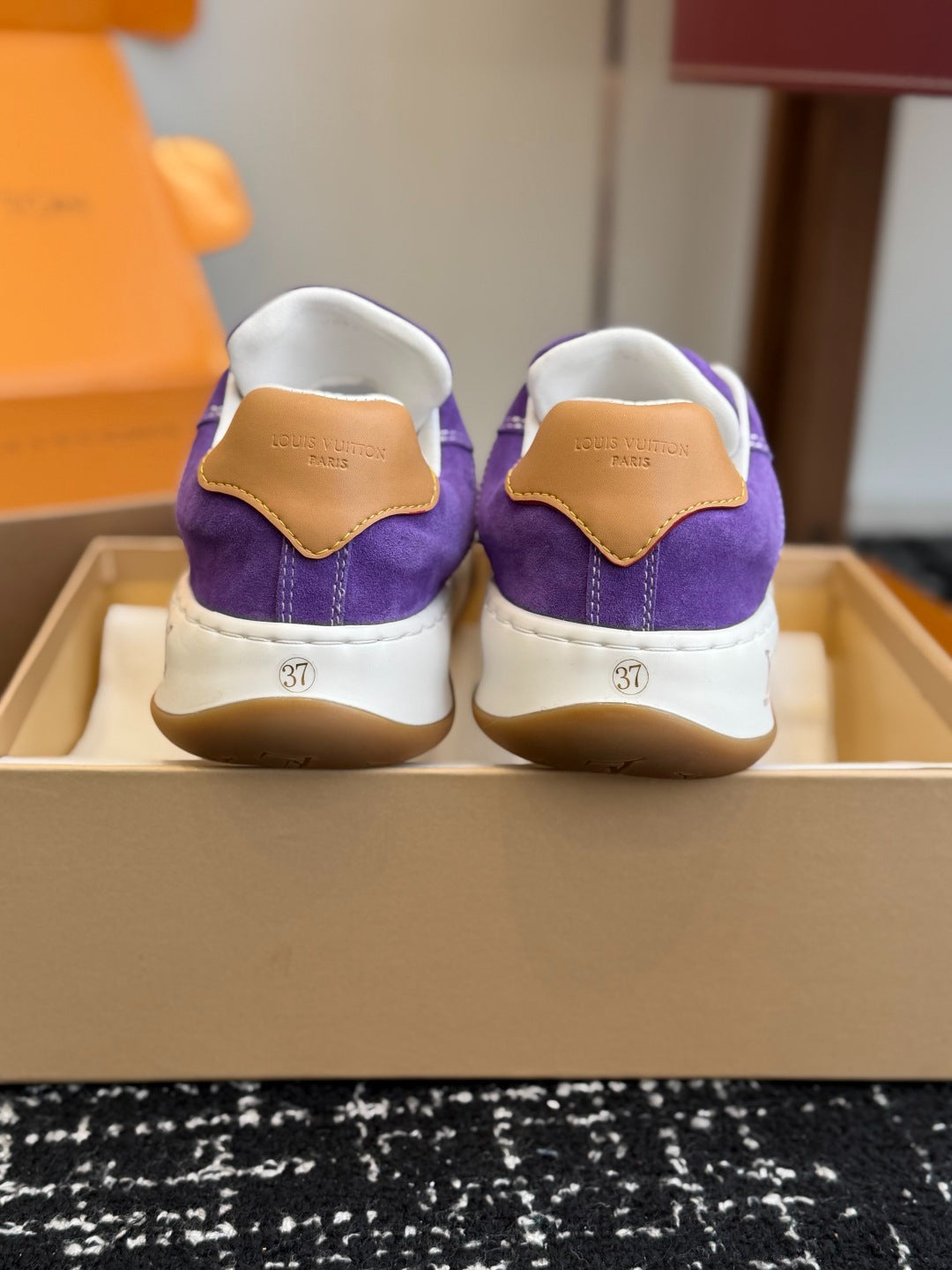 Louis Vuitton LV Tilted Sneaker (Purple Suede)