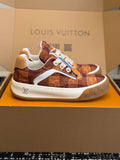 Louis Vuitton LV Tilted Sneaker (Brown Check Wool)