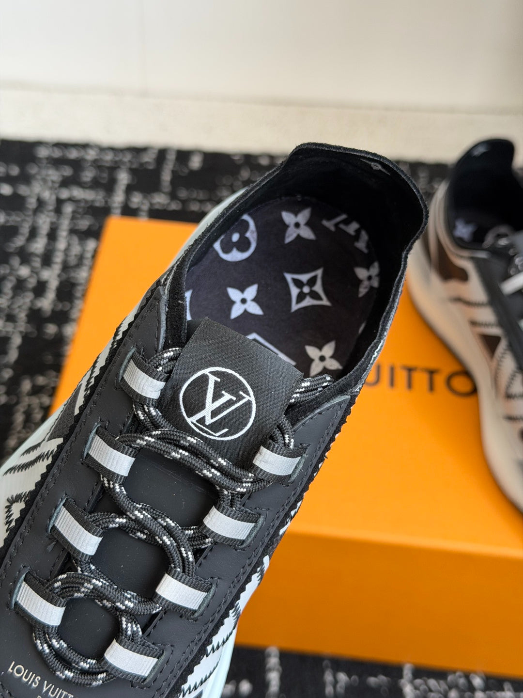 Louis Vuitton LV Sprint Sneaker (Black & Grey)