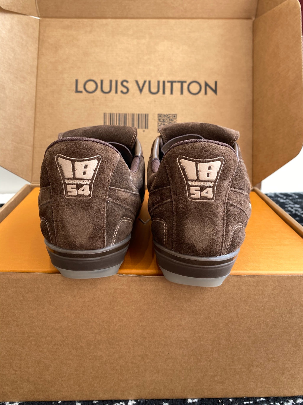 Louis Vuitton LV Kick Sneaker (Brown Suede)