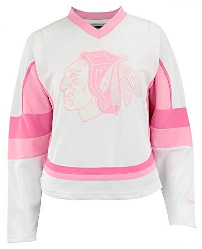 Chicago Blackhawks Pink/White Girls Infant Jersey (12-24 months)