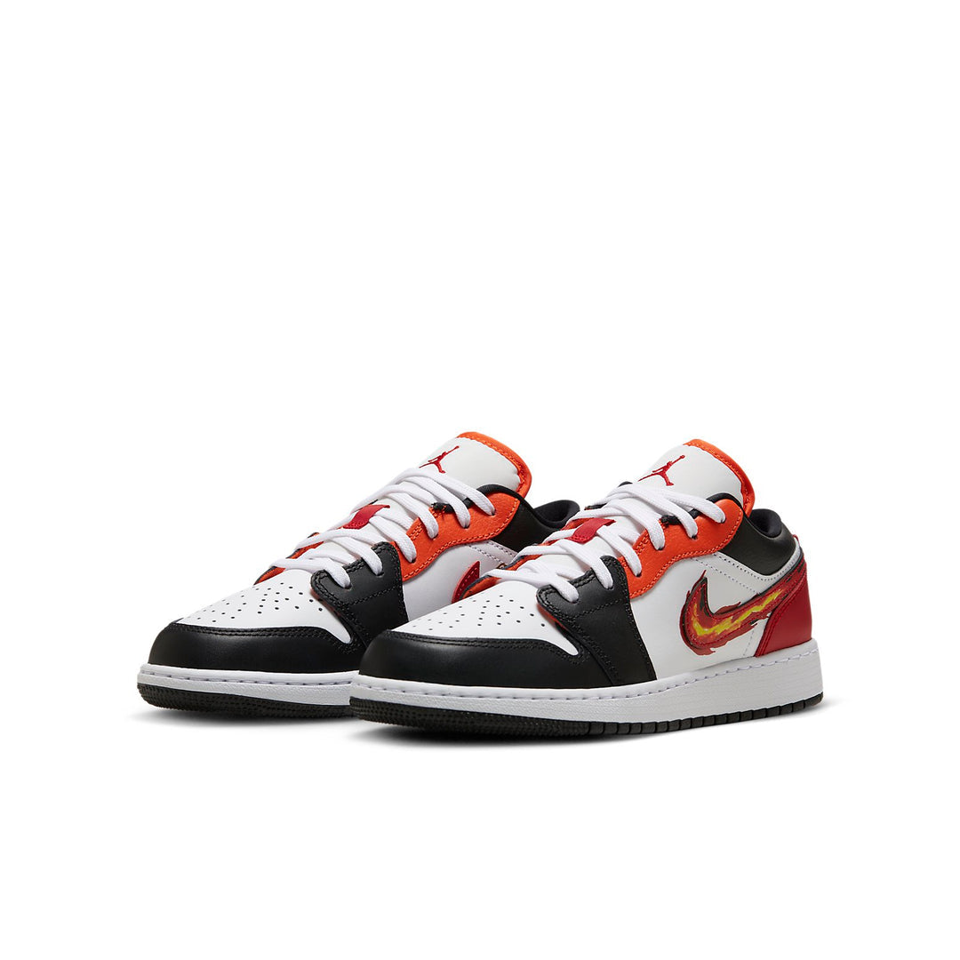 Air Jordan 1 Low 'Flaming Swoosh - Gym Red'