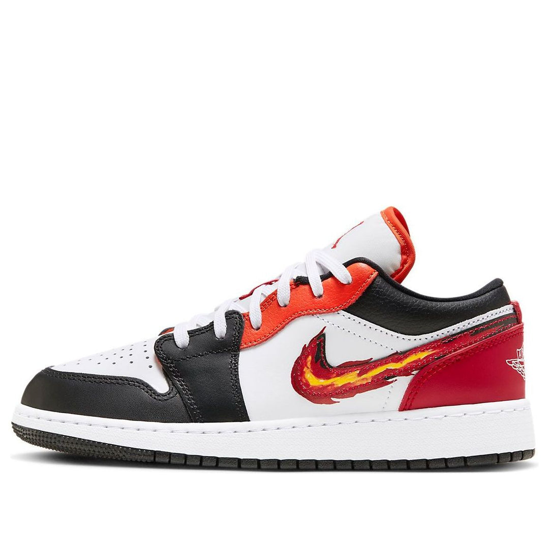 Air Jordan 1 Low 'Flaming Swoosh - Gym Red'