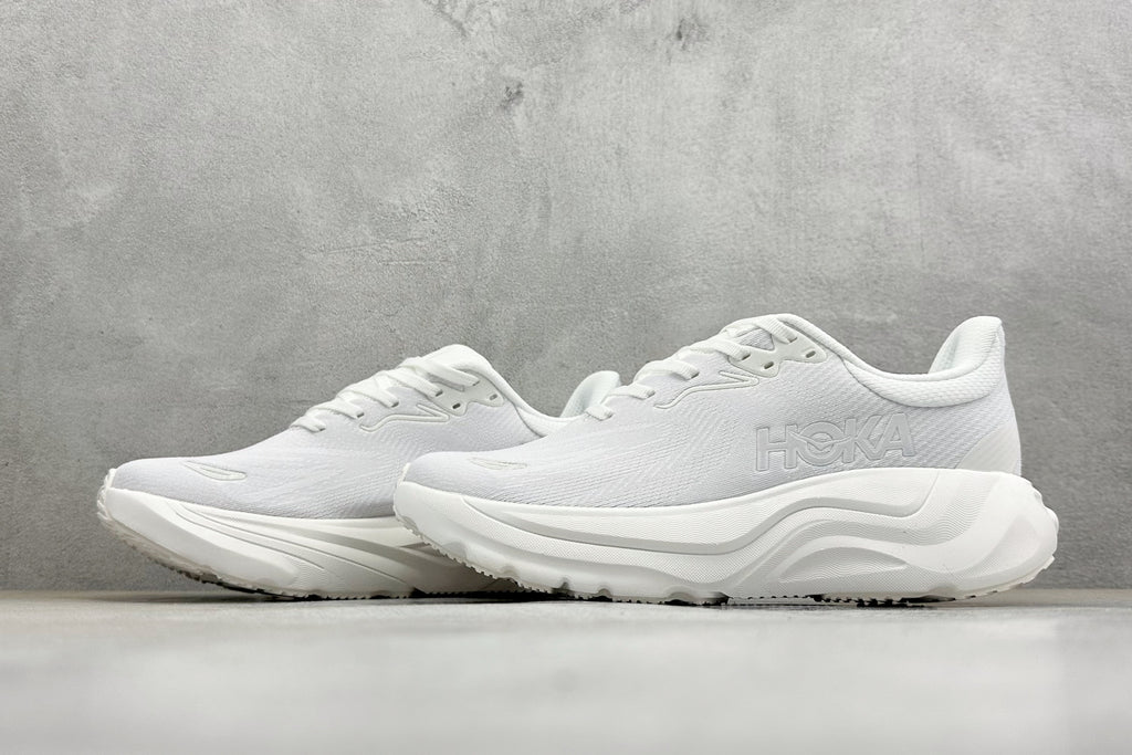 HOKA Arahi 8 Triple White Stability Road Running Shoes