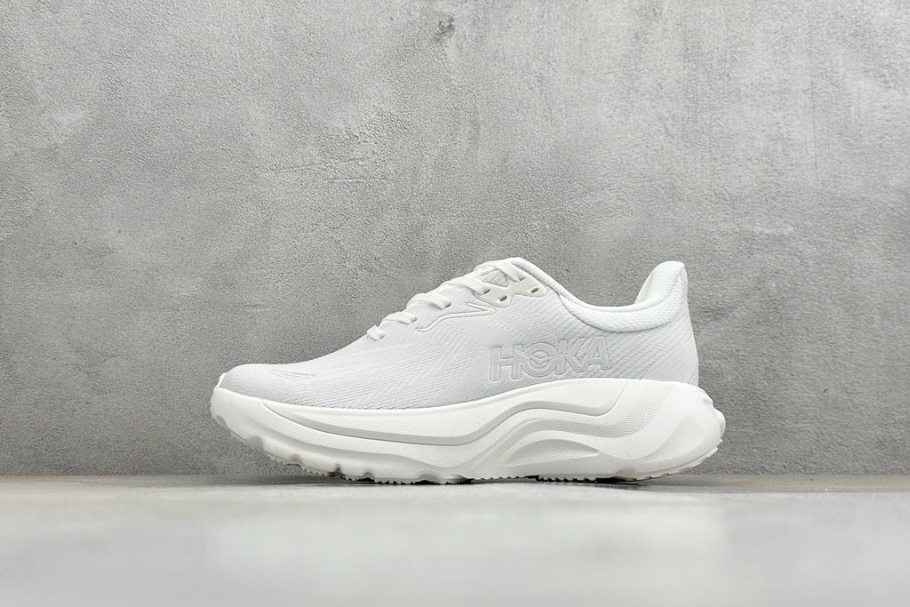 HOKA Arahi 8 Triple White Stability Road Running Shoes