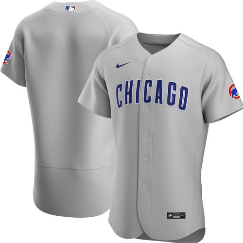 Chicago Cubs Gray Authentic Road Jersey by Nike
