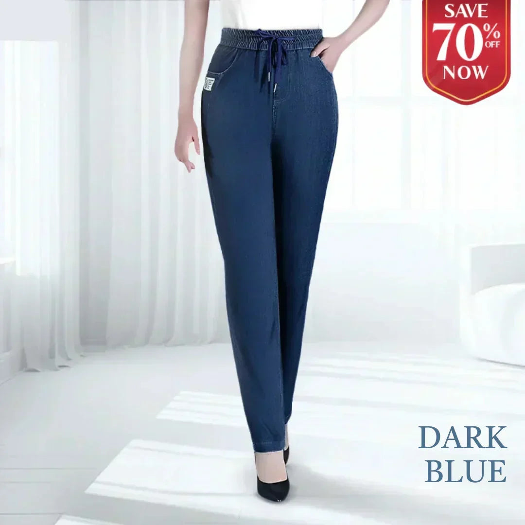 ⏳Limited-time 50% discount!!💕👖High Waist Ultra-Stretch Mom Jeans