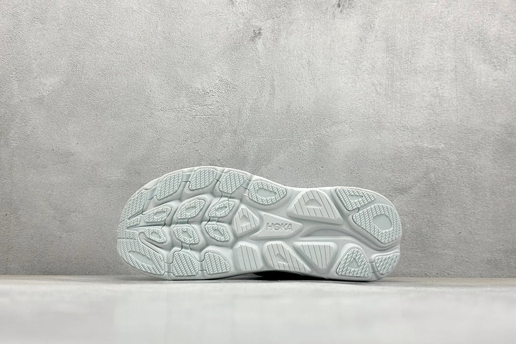 HOKA Clifton 10 Light Sage White Cushioned Road Running Sneakers