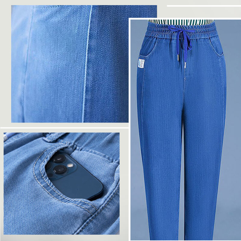 ⏳Limited-time 50% discount!!💕👖High Waist Ultra-Stretch Mom Jeans