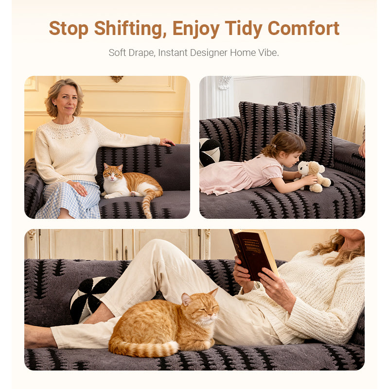 Hot Sale 52% OFF ❤️ Plush Non-Slip Sofa Cover