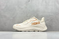 HOKA Clifton 10 Cream Peach Cushioned Road Running Sneakers