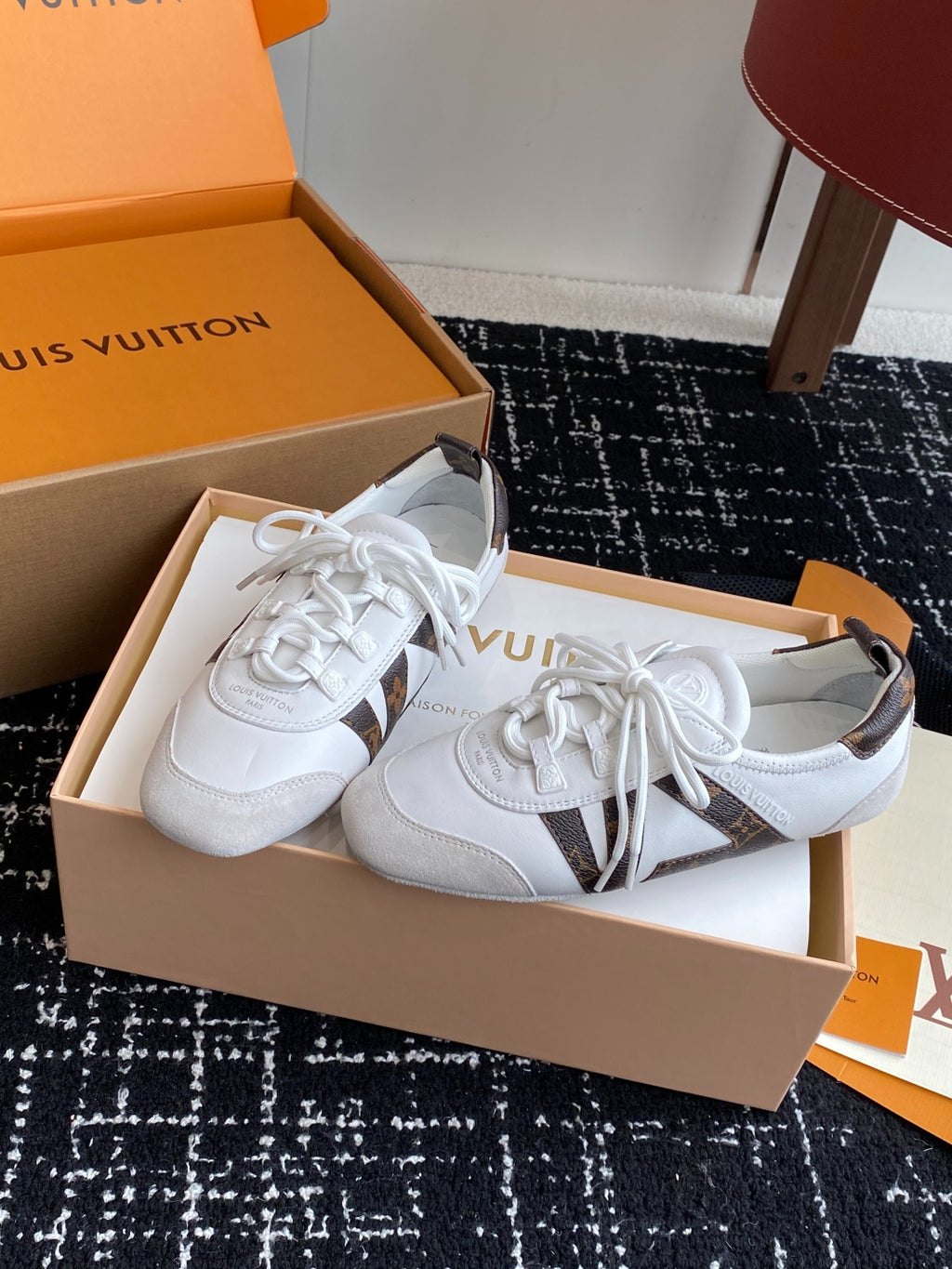 Louis Vuitton LV Recif Sneaker (White/Monogram)