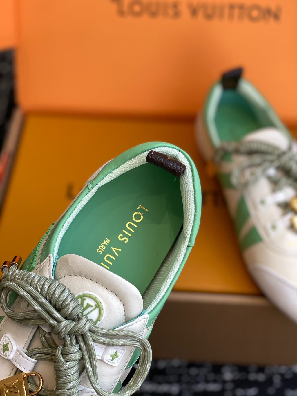 Louis Vuitton Recif Sneaker (White/Green)