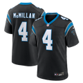Men's Tetairoa McMillan Carolina Panthers Nike Black Replica Game Jersey