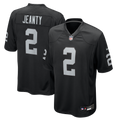 Men's Ashton Jeanty Las Vegas Raiders Nike Black Replica Game Jersey
