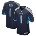 Men's Cam Ward Tennessee Titans Nike Navy Replica Game Jersey