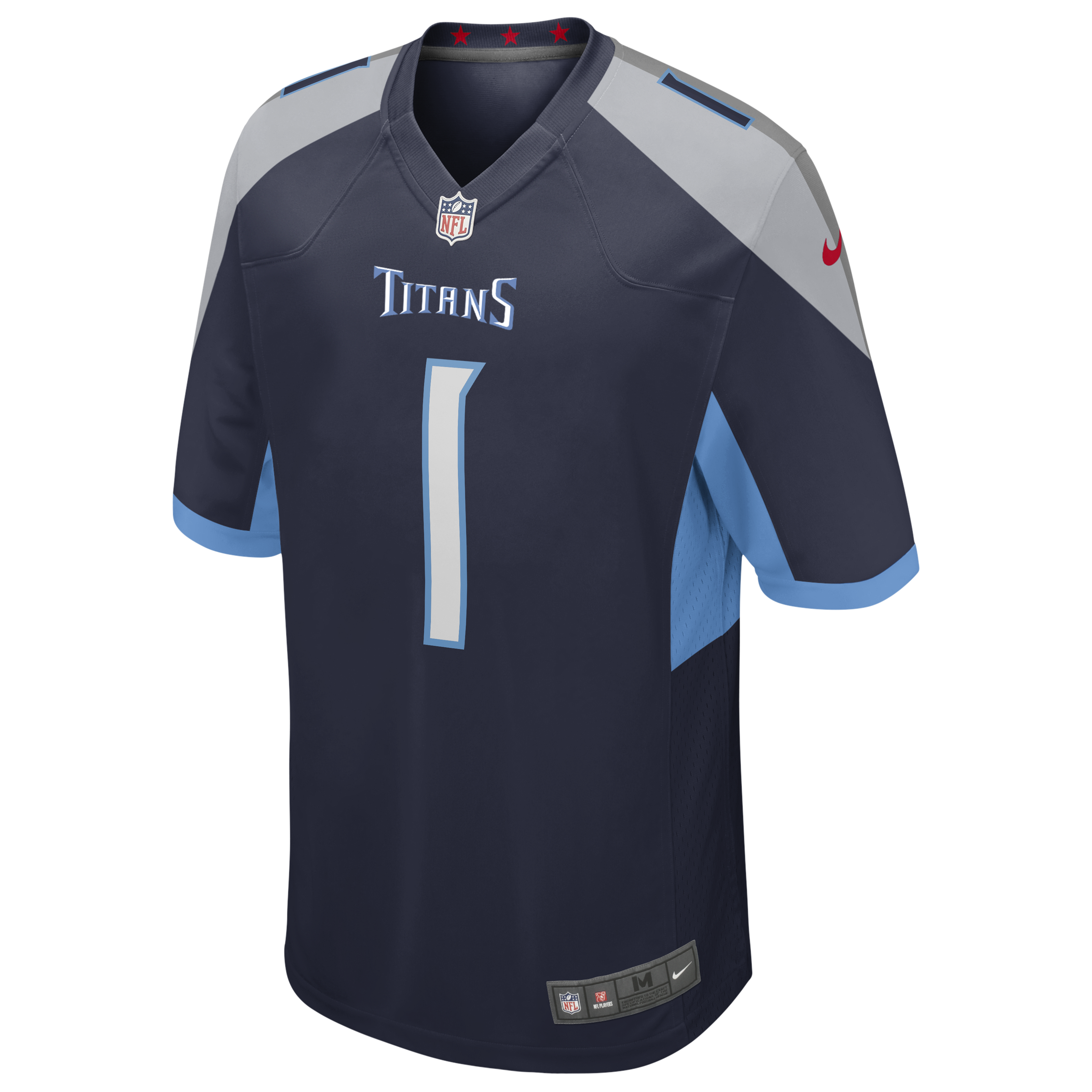 Men's Cam Ward Tennessee Titans Nike Navy Replica Game Jersey