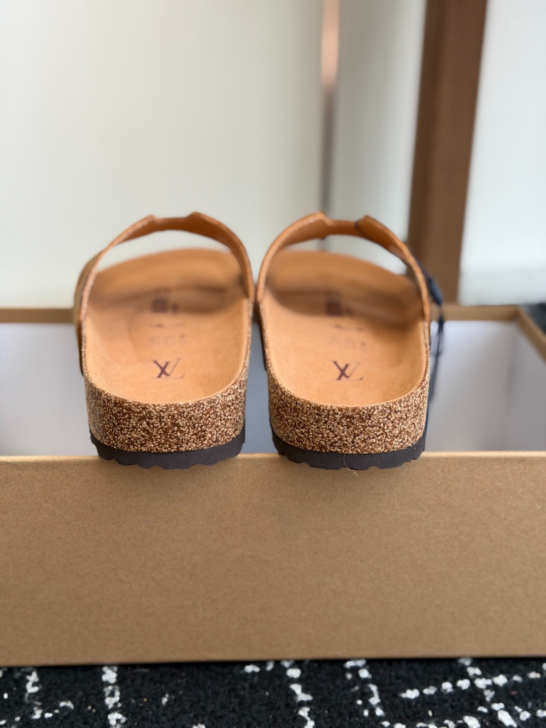 Louis Vuitton LV Oasis Mule (Brown Monogram Suede)