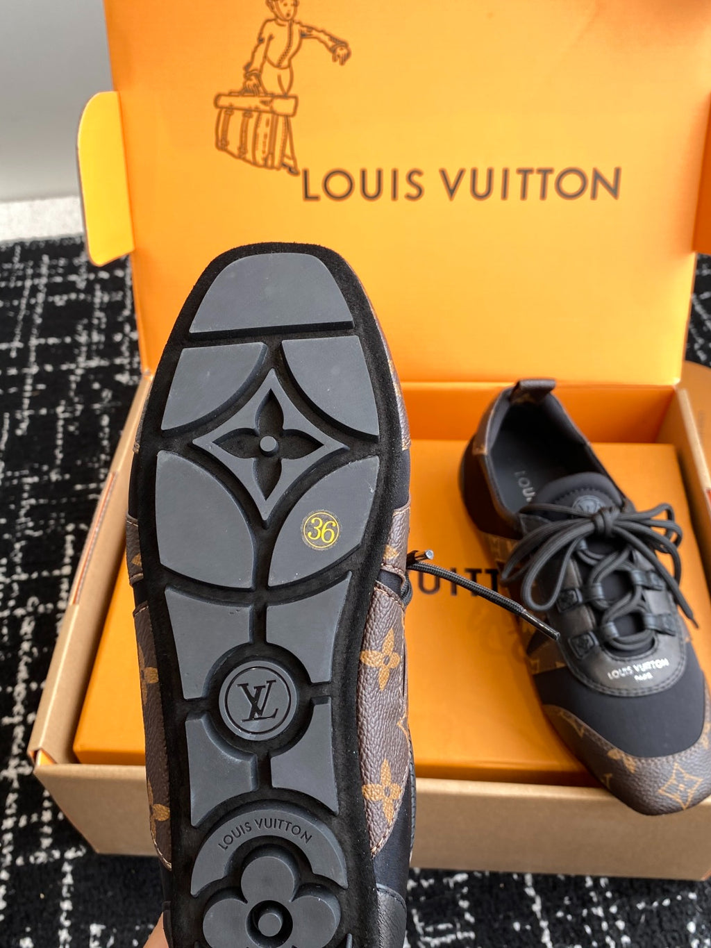 Louis Vuitton Recif Sneaker (Black/Monogram)