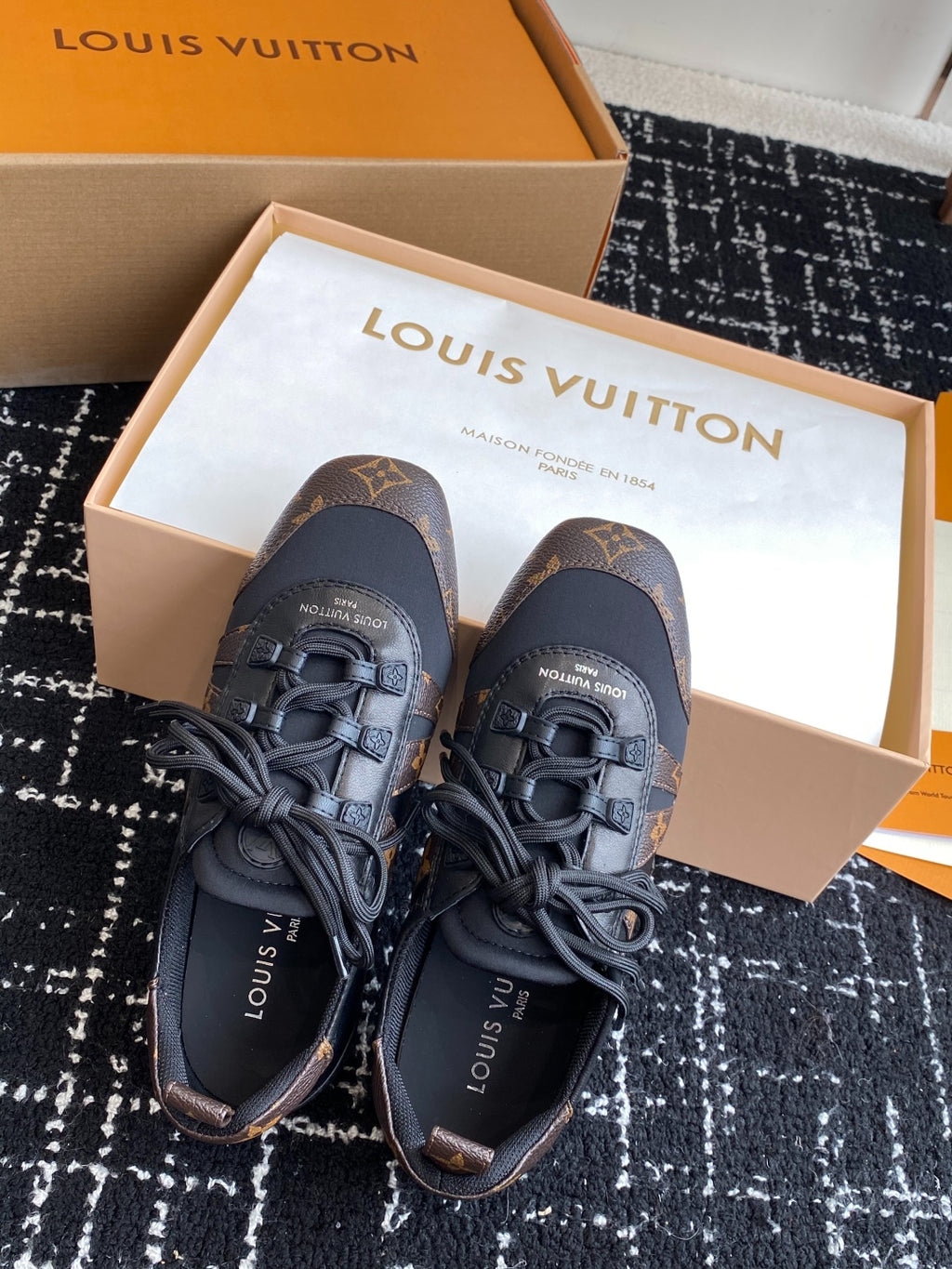 Louis Vuitton Recif Sneaker (Black/Monogram)