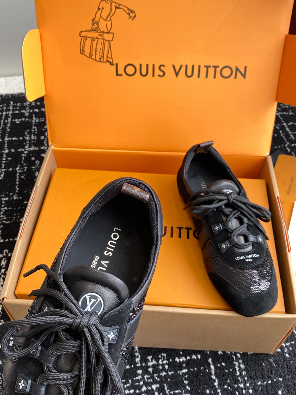 Louis Vuitton Recif Sneaker (Black/Monogram)
