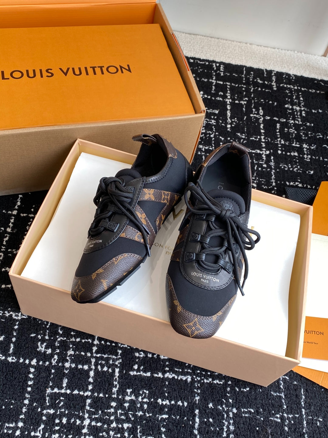 Louis Vuitton Recif Sneaker (Black/Monogram)