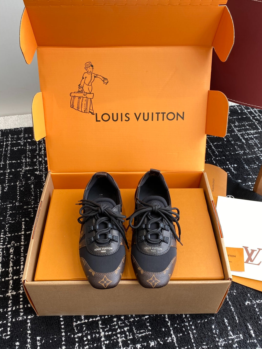 Louis Vuitton Recif Sneaker (Black/Monogram)