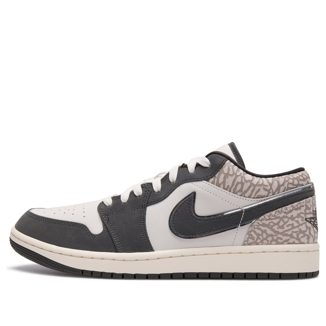 Air Jordan 1 Low SE 'Sail Deep Pewter Elephant Print'