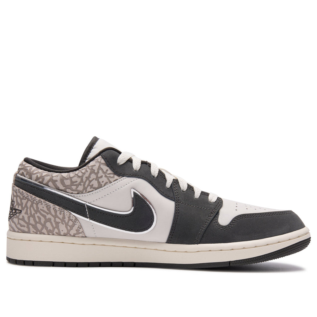 Air Jordan 1 Low SE 'Sail Deep Pewter Elephant Print'