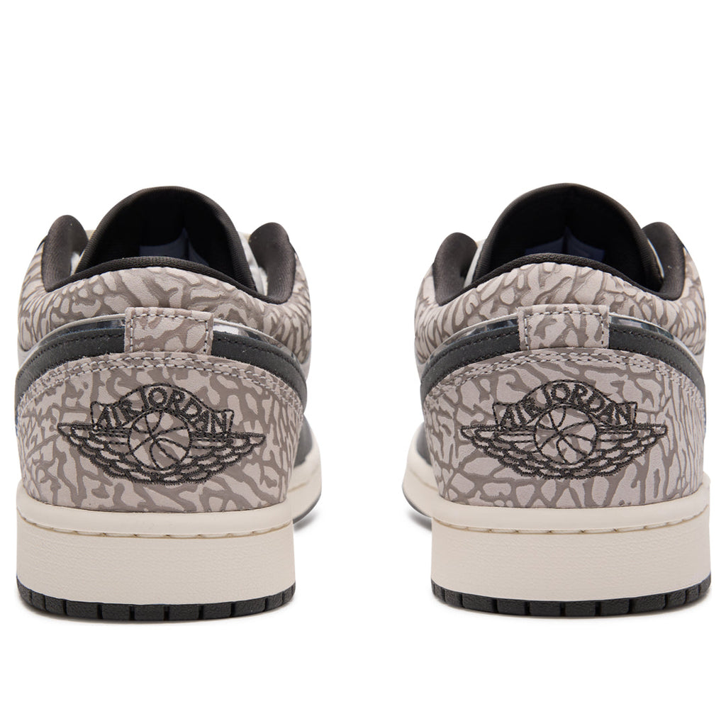 Air Jordan 1 Low SE 'Sail Deep Pewter Elephant Print'