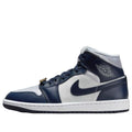 Air Jordan 1 Mid SE 'Football Grey White Midnight Navy'