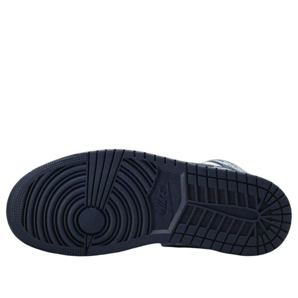Air Jordan 1 Mid SE 'Football Grey White Midnight Navy'