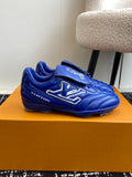 Louis Vuitton LV Kick Sneaker (Blue Leather)