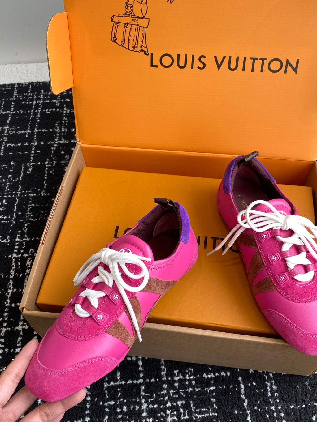 Louis Vuitton Recif Sneaker (Pink/Purple)