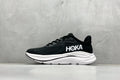 HOKA Clifton 10 Black White Cushioned Road Running Sneakers