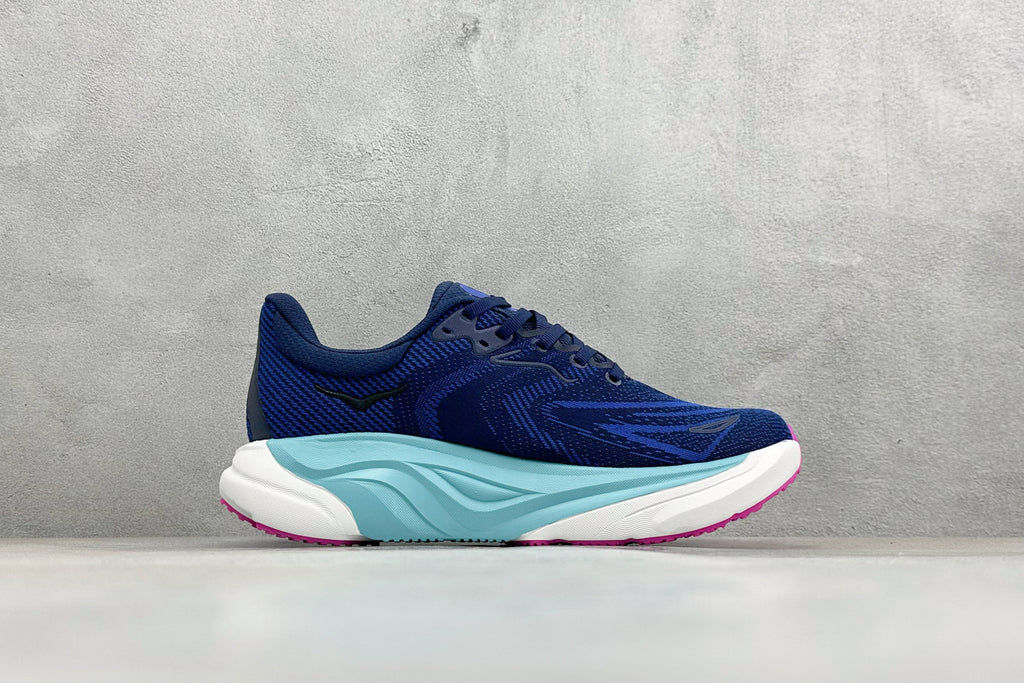 HOKA Arahi 8 Royal Blue Cyan Fuchsia Stability Running Sneakers