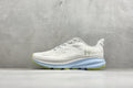 HOKA Clifton 9 White/Pale Blue Daily Road Running Shoe