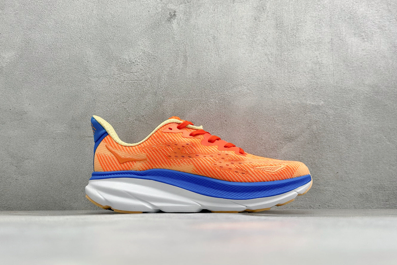 HOKA Clifton 9 Orange & Blue Gradient Daily Running Trainers