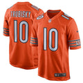 Men's Chicago Bears Mitchell Trubisky Nike Orange Alternate Game Jersey